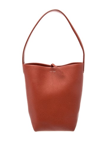 Leather N/S Park tote bag Small