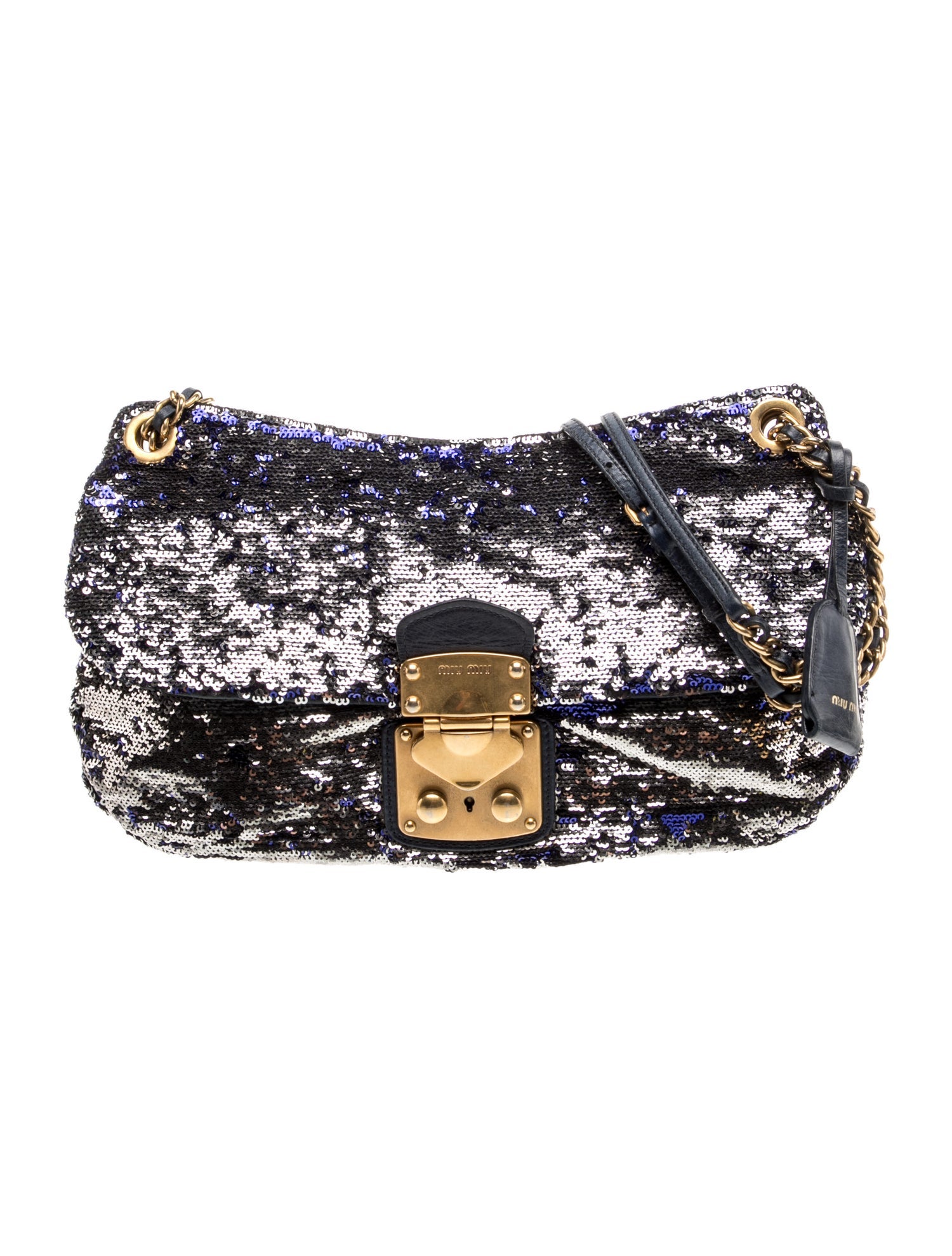 Miu Miu Sequins Shoulder Bag