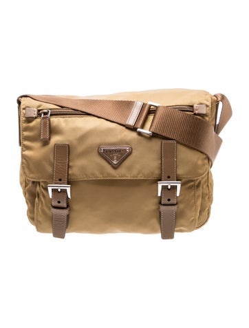 Tessuto Nylon Messenger Bag