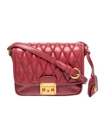 Quilted Messenger Bag