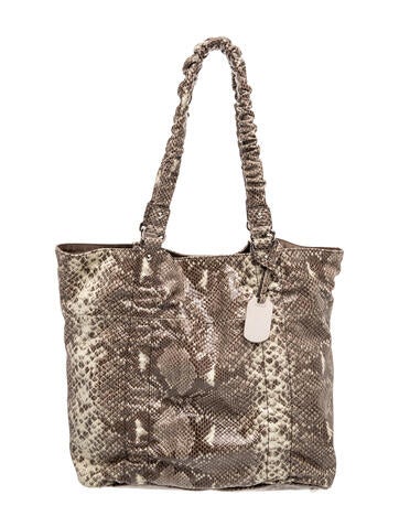 Furla Embossed Leather Shoulder Bag