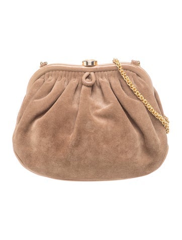 Suede Frame Bag
