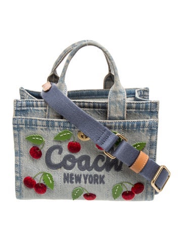 Denim Top Handle Bag
