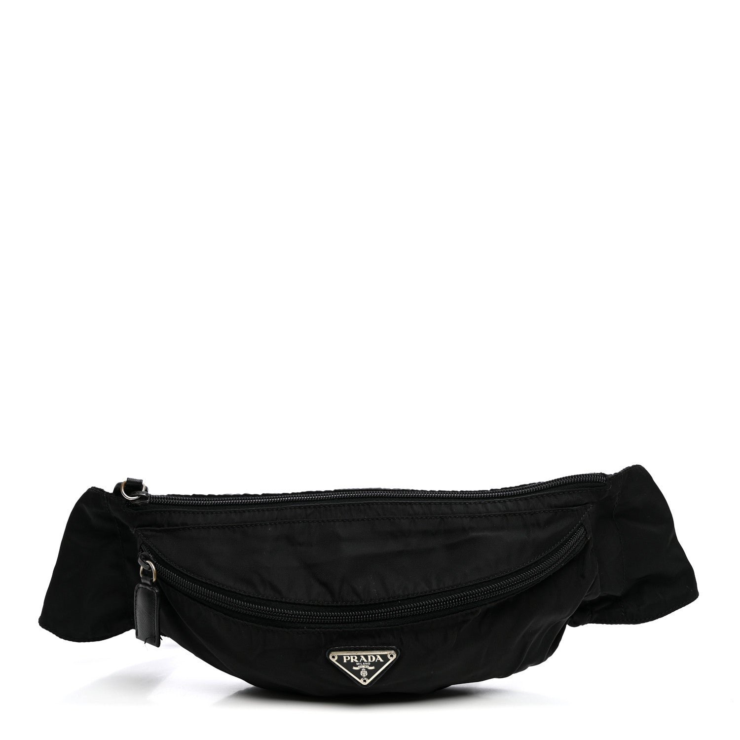 Prada Tessuto Nylon Belt Bag  Black