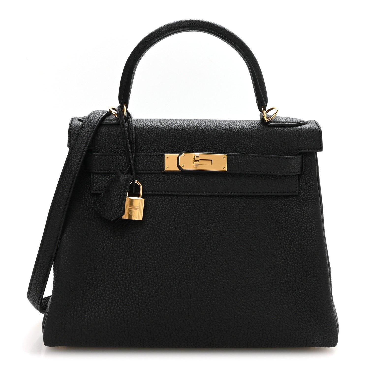 Hermes Togo Kelly Retourne 28 Black