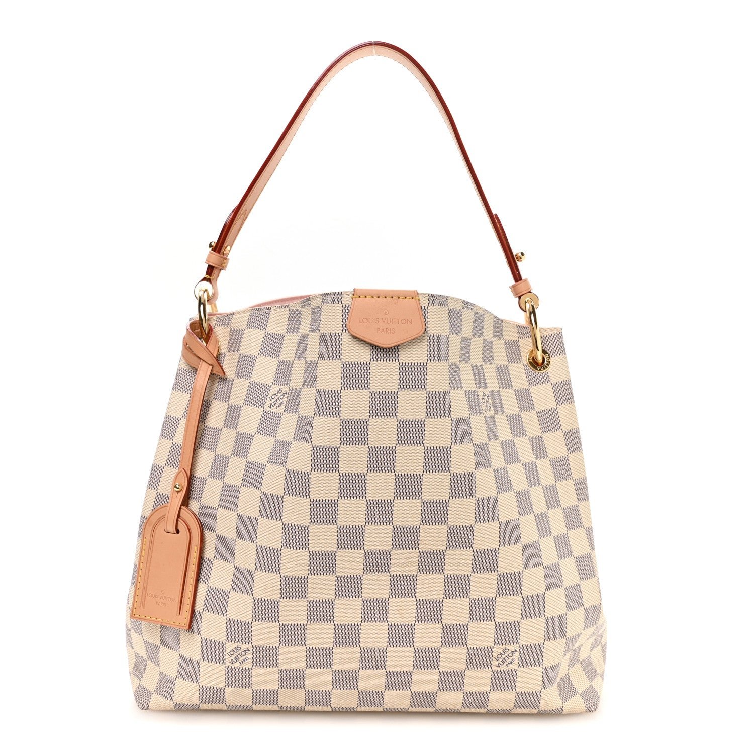 Louis Vuitton Damier Azur Graceful PM Rose Ballerine