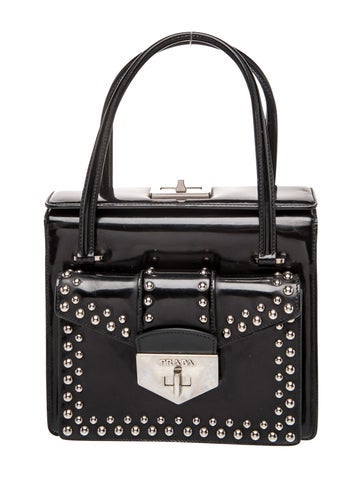Patent Leather Top Handle Bag Vintage
