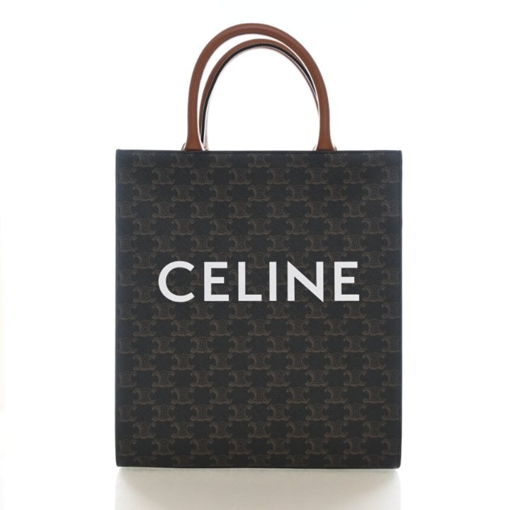 Celine Small Triomphe Canvas Vertical Cabas Tote