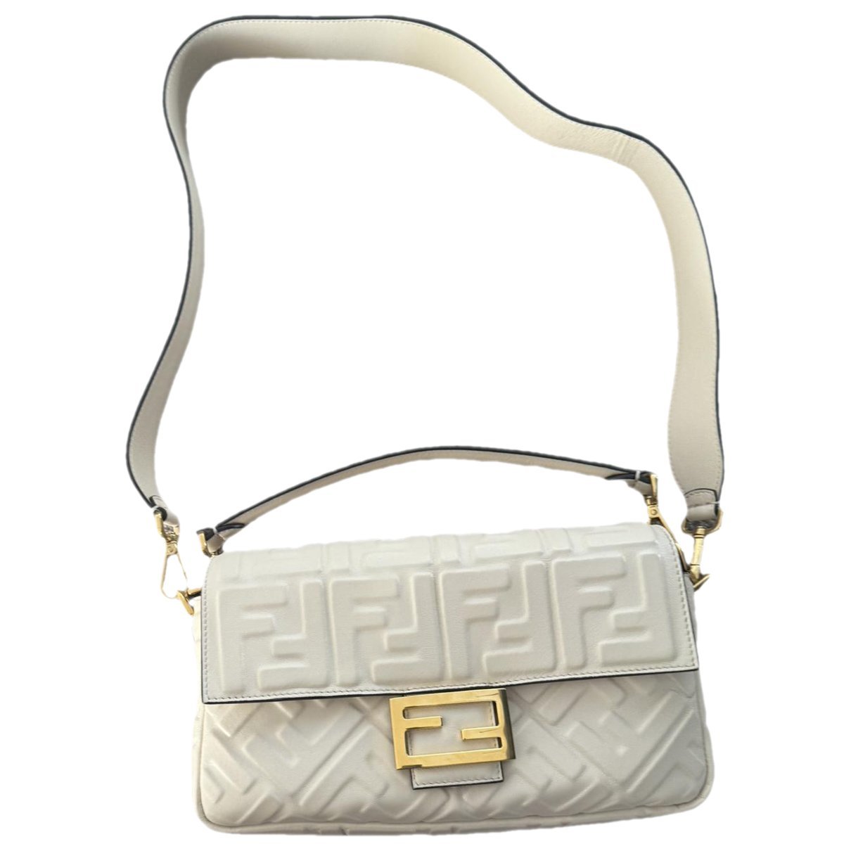 Baguette leather handbag