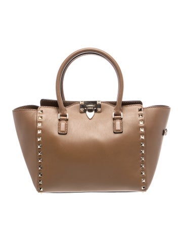 Rockstud Top Handle Bag