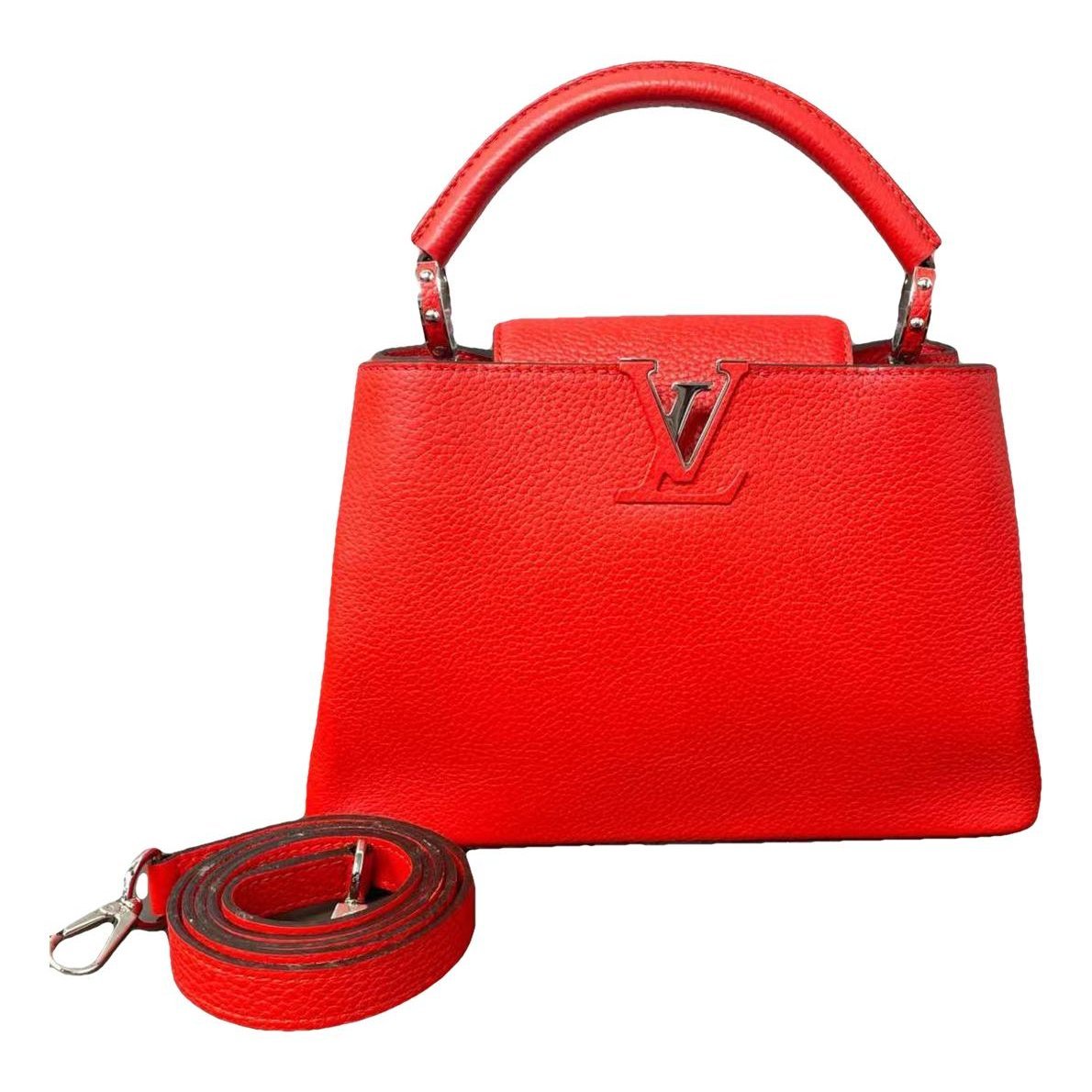 Capucines leather handbag