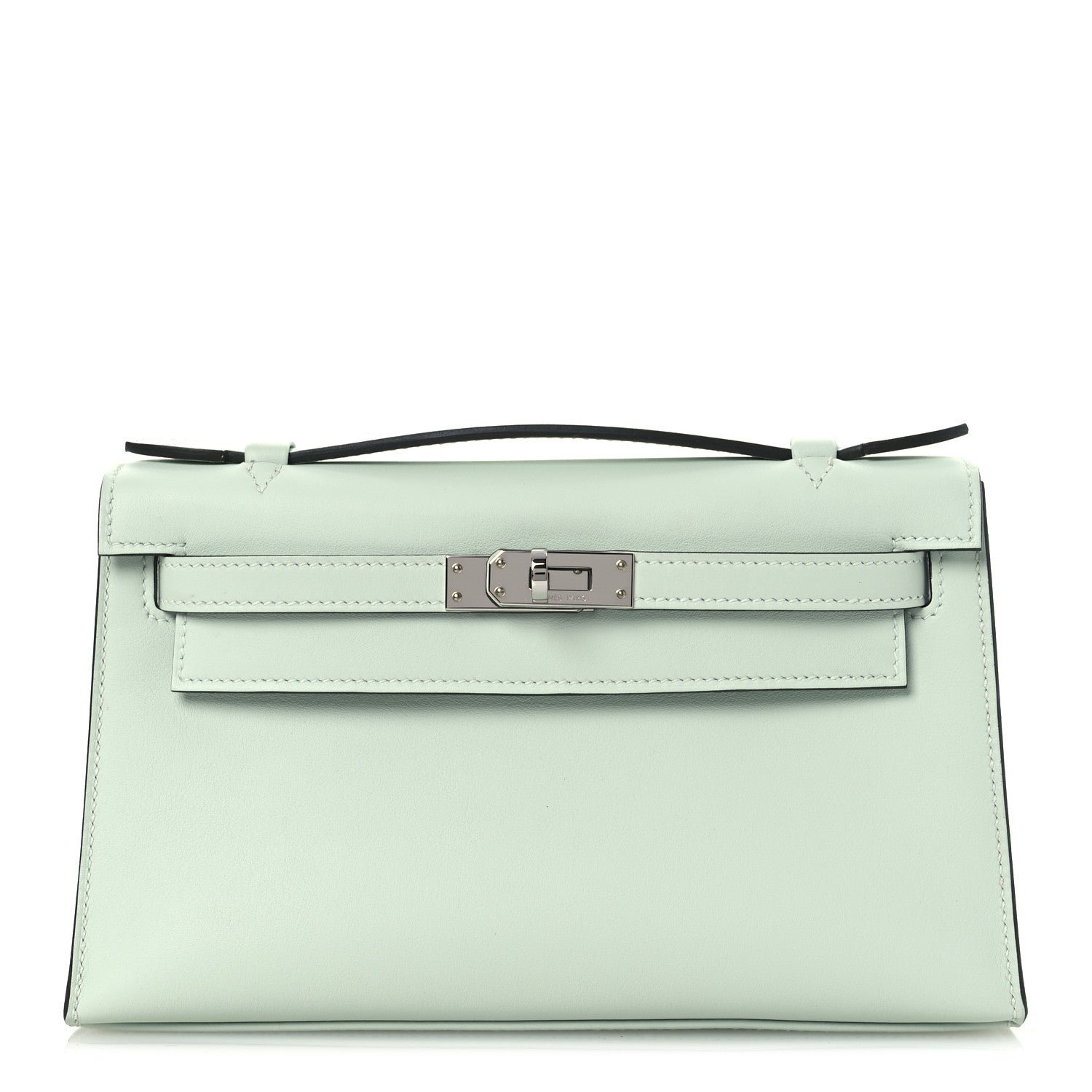 Hermes Swift Kelly Pochette Clutch Vert Peppermint