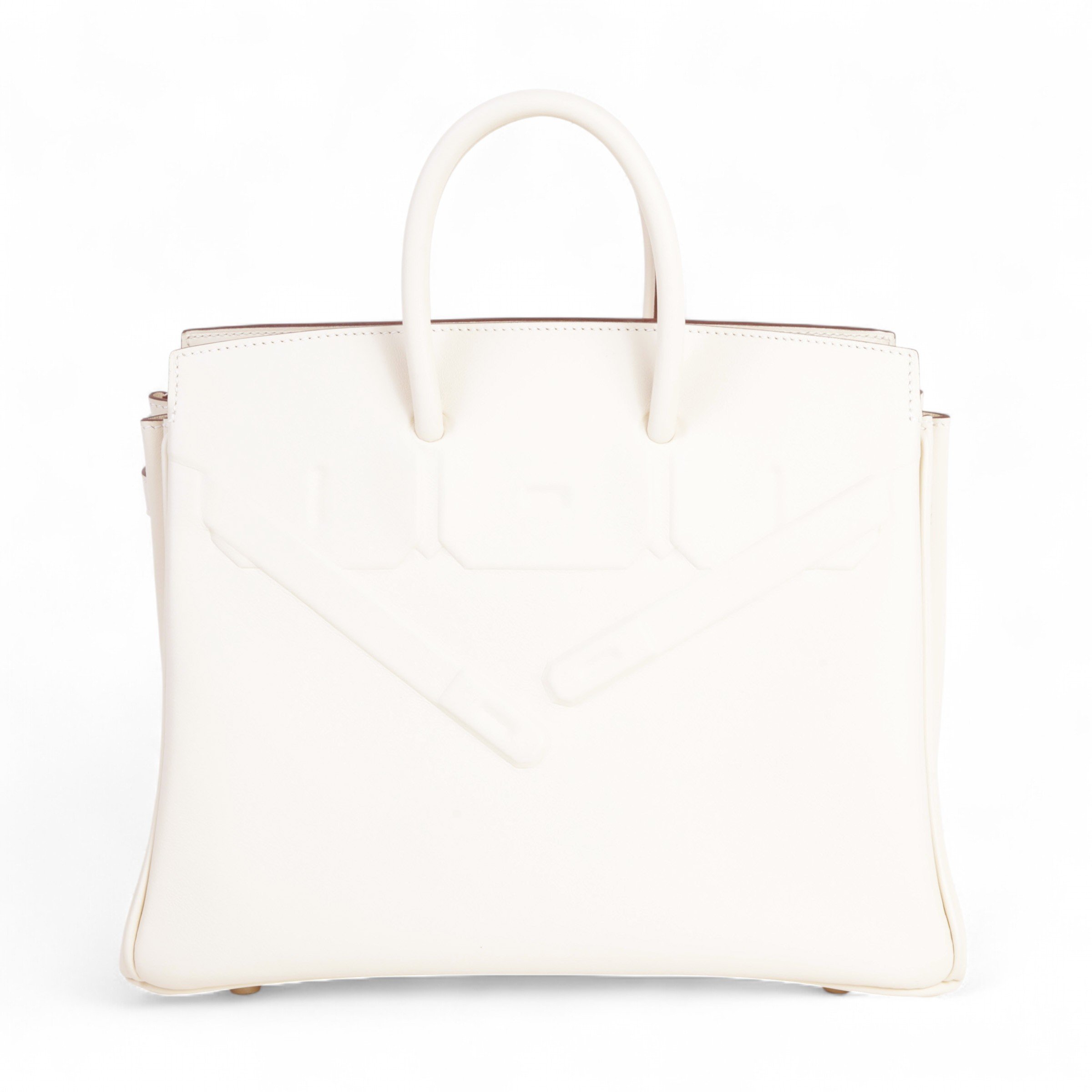 Hermes Unused ( Rank NS )  HERMÈS  Birkin 25 Shadow Nata (I2) Swift Palladium hardware W (2024)