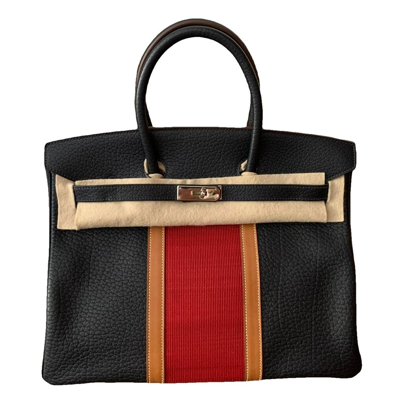 Birkin 35 leather handbag