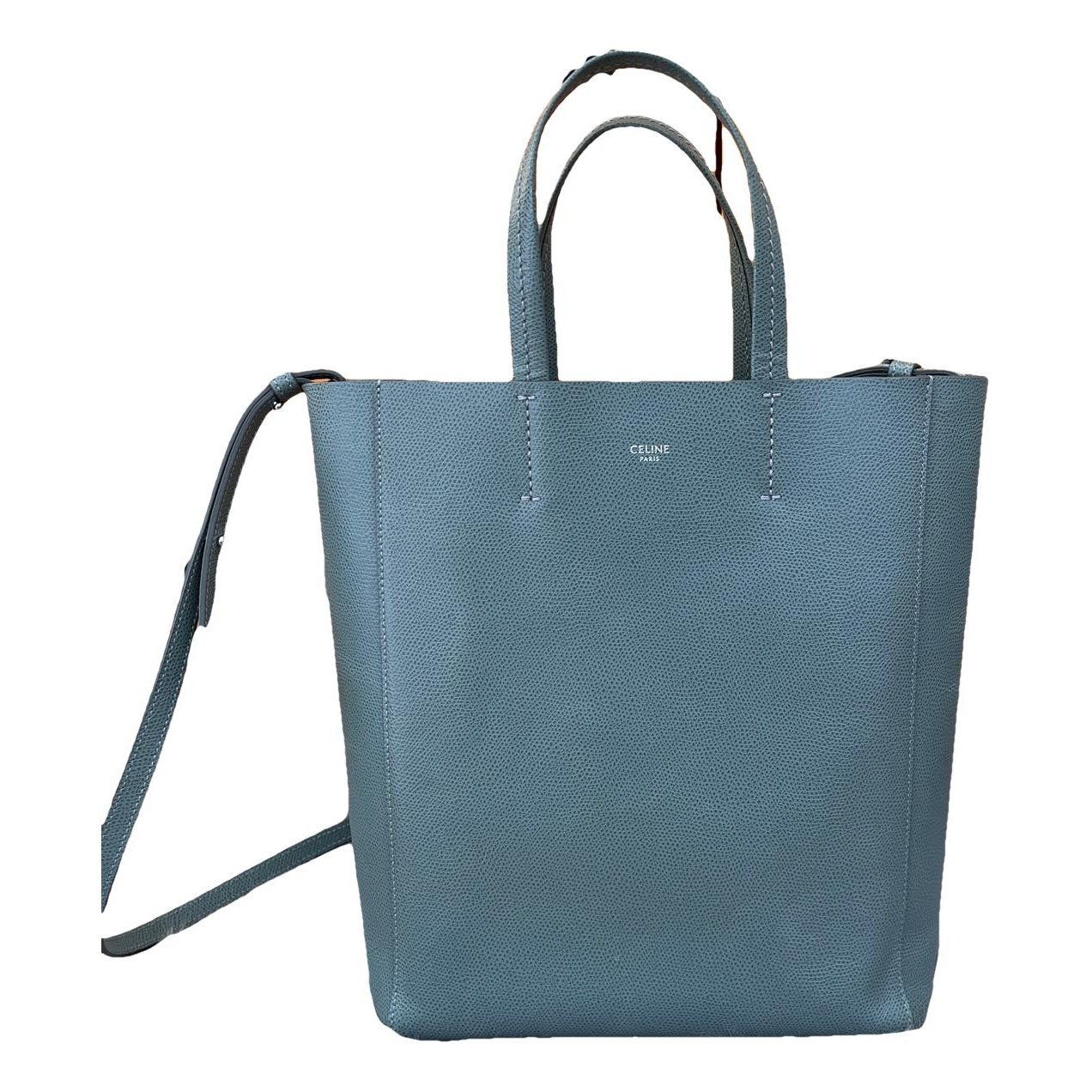 Cabas leather handbag