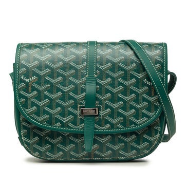 Goyard Calf Leather Goyardine Belvedere