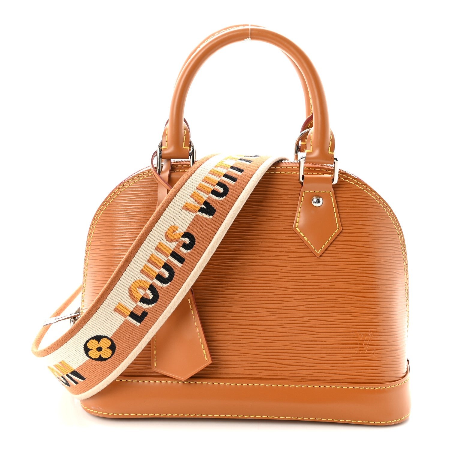 Louis Vuitton Epi Jacquard Alma BB Honey Gold