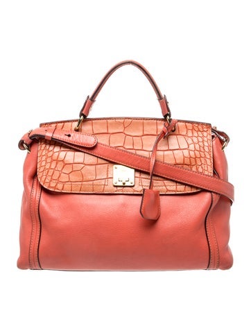 Leather Top Handle Bag