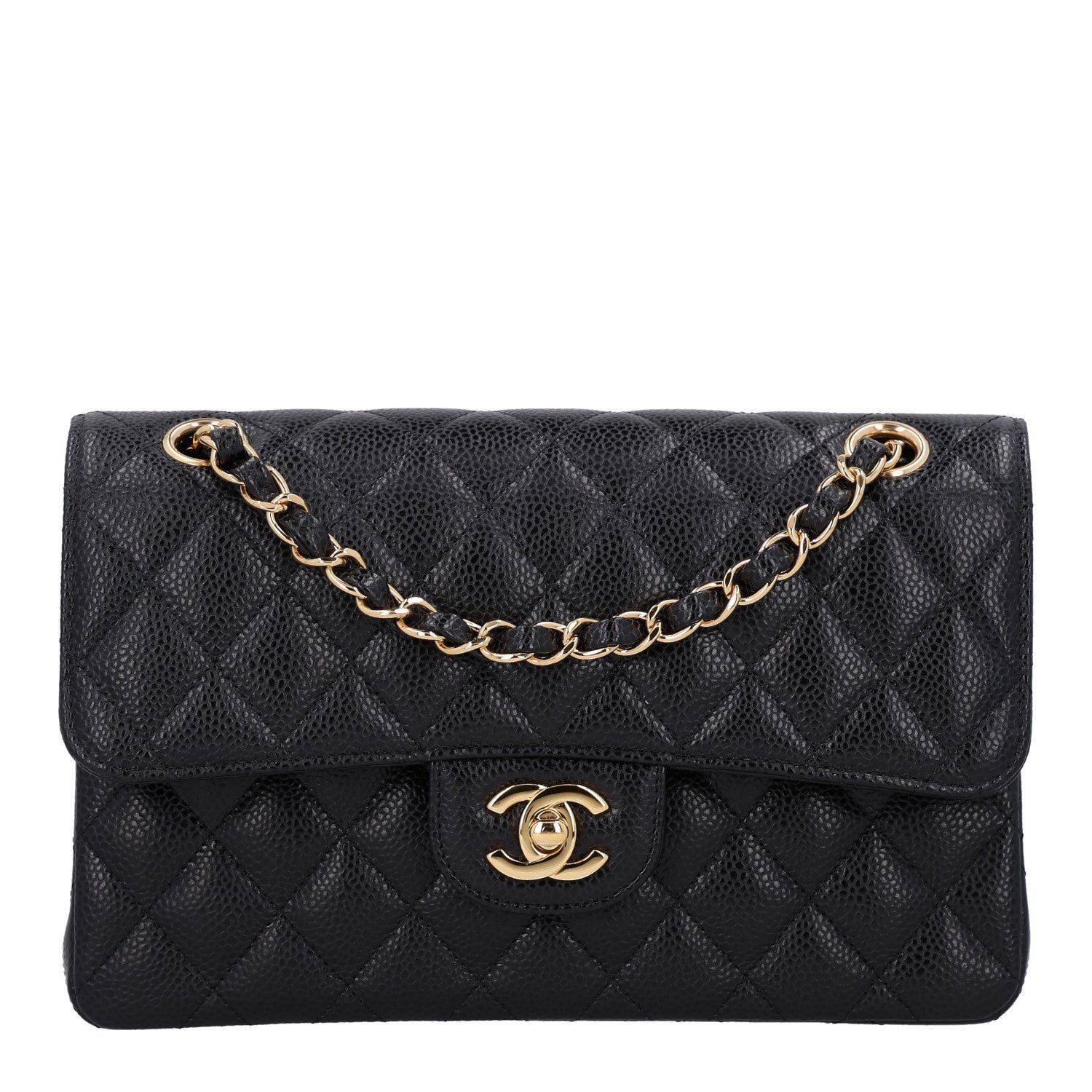 Chanel Caviar Quilted Small Double Flap Black