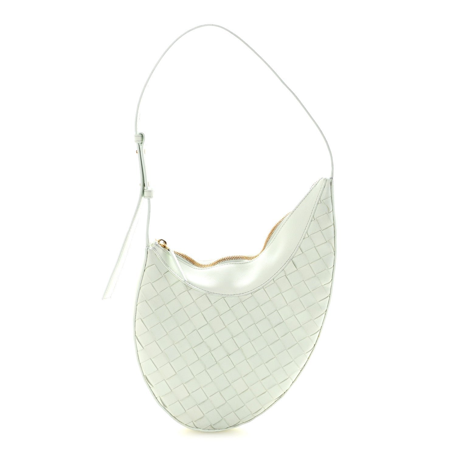 Bottega Veneta Bottega Veneta Nappa Intrecciato Small Drop Shoulder Bag Glacier