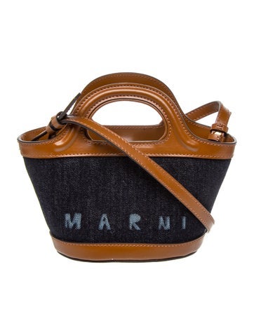 Denim Top Handle Bag