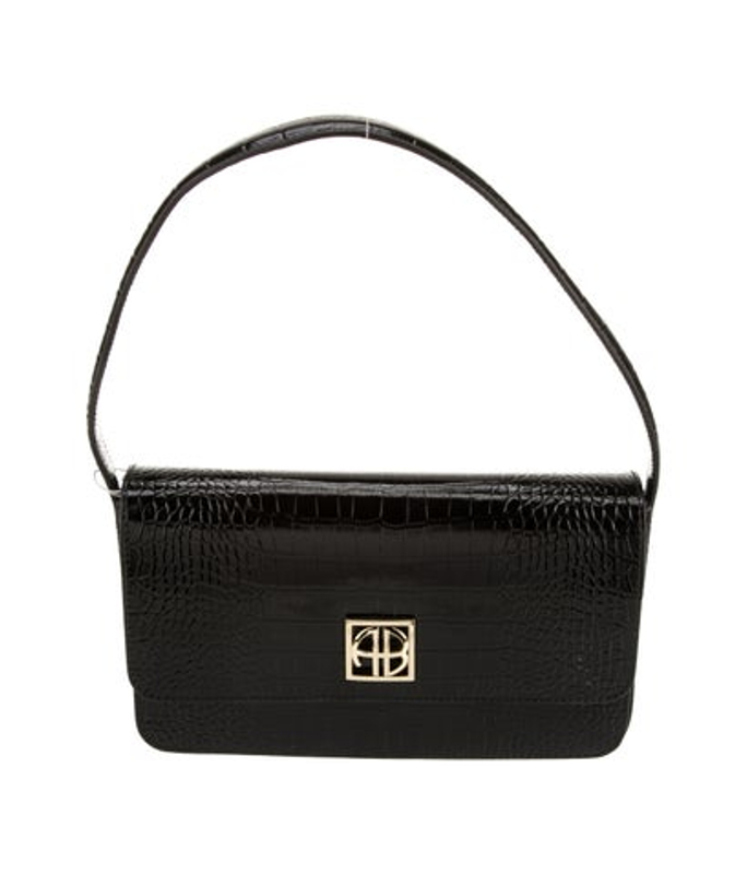 Anine Bing Bing Embossed Leather Shoulder Bag