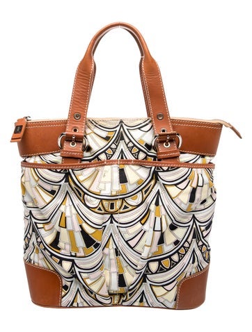 Emilio Pucci Leather Top Handle Bag