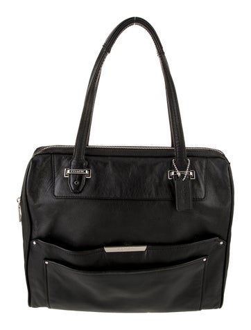 Coach Leather Top Handle Bag
