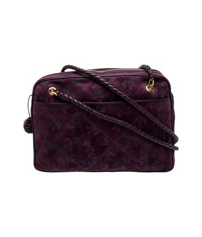 Bottega Veneta Veneta Suede Shoulder Bag Vintage