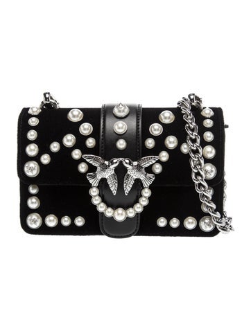 Pinko Velvet Clutch
