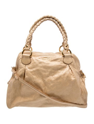 Leather Top Handle Bag