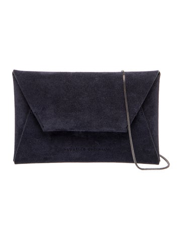 Brunello Cucinelli Suede Clutch
