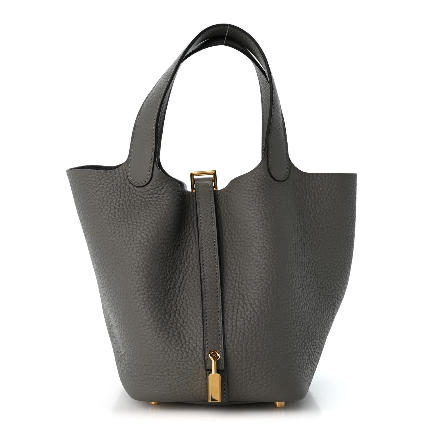 Hermes Taurillon Clemence Picotin Lock 18 PM Etain