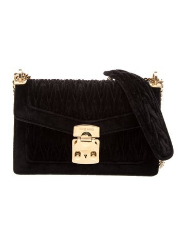 Velvet Shoulder Bag