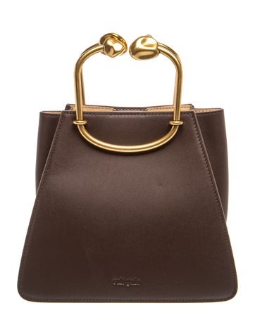 Leather Top Handle Bag
