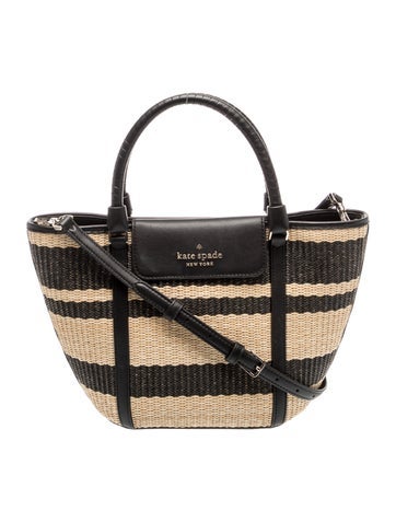 Straw Top Handle Bag