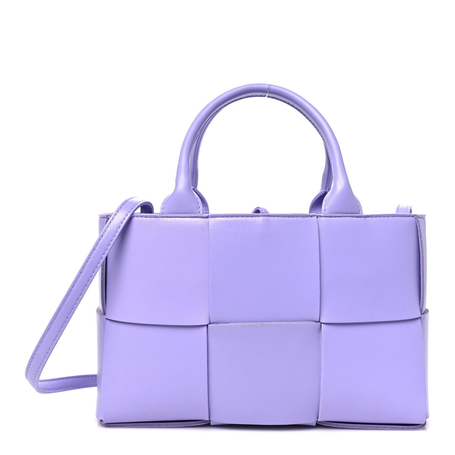 Bottega Veneta Nappa Maxi Intrecciato Mini Arco Tote Wisteria