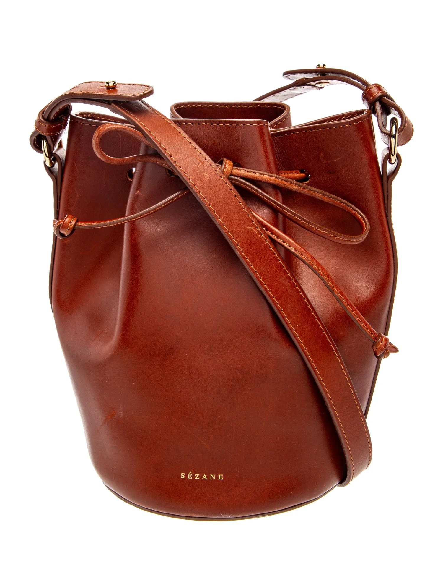 Leather Bucket Bag