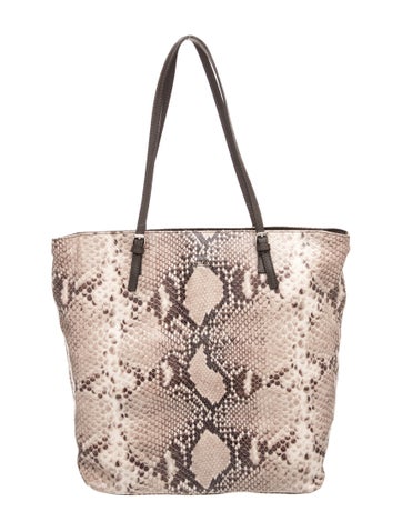 Embossed Leather Tote