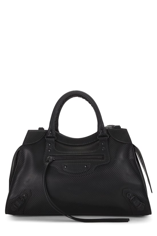 Black Coated Canvas Neo Classic City Medium