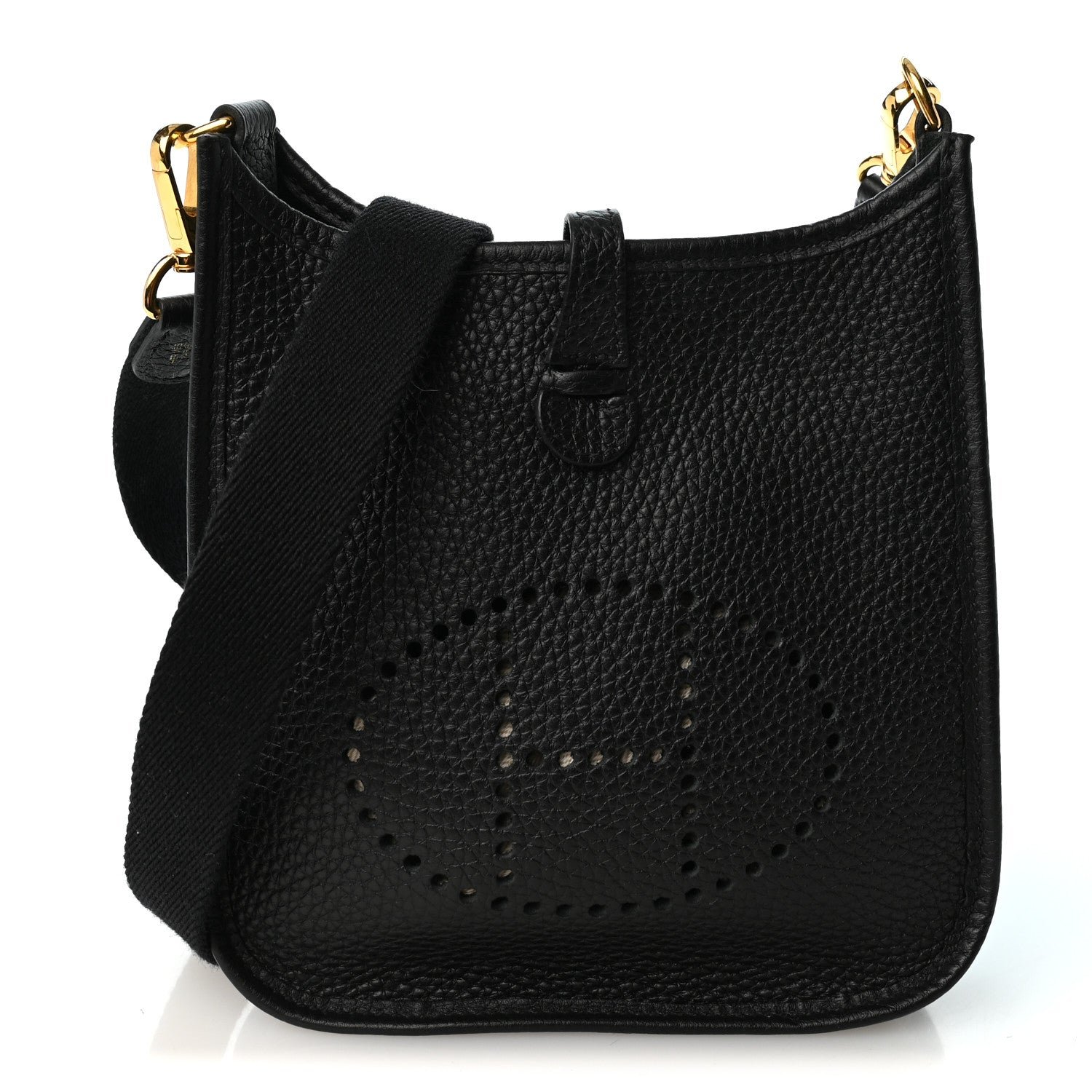Hermes Taurillon Clemence Evelyne TPM Black