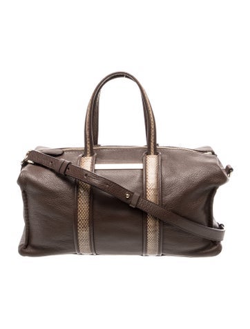 Leather Top Handle Bag Medium