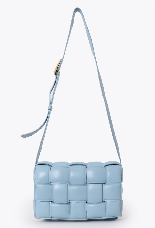 Bottega Veneta S/S 2020 Pale Blue Padded Cassette Bag