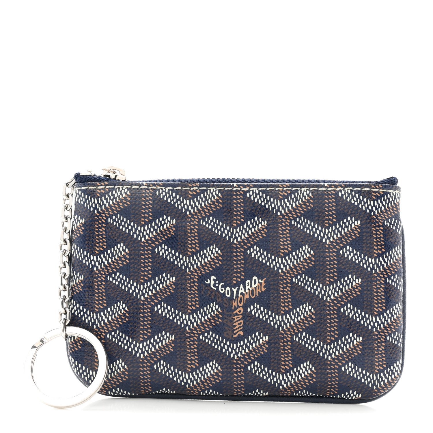 Goyard Goyard Goyardine Nano Senat Key Pouch Navy