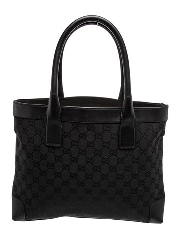 GG Canvas Top Handle Bag
