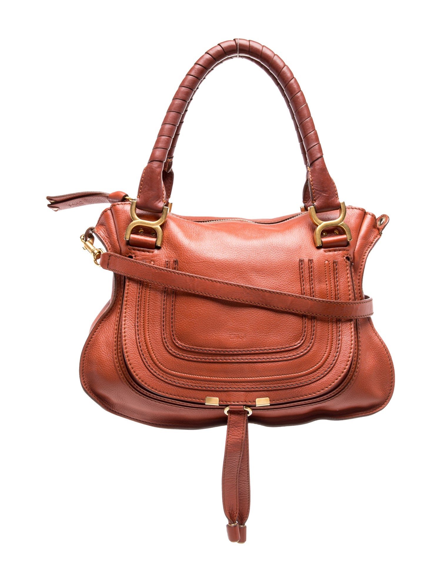 Leather Marcie Shoulder Bag