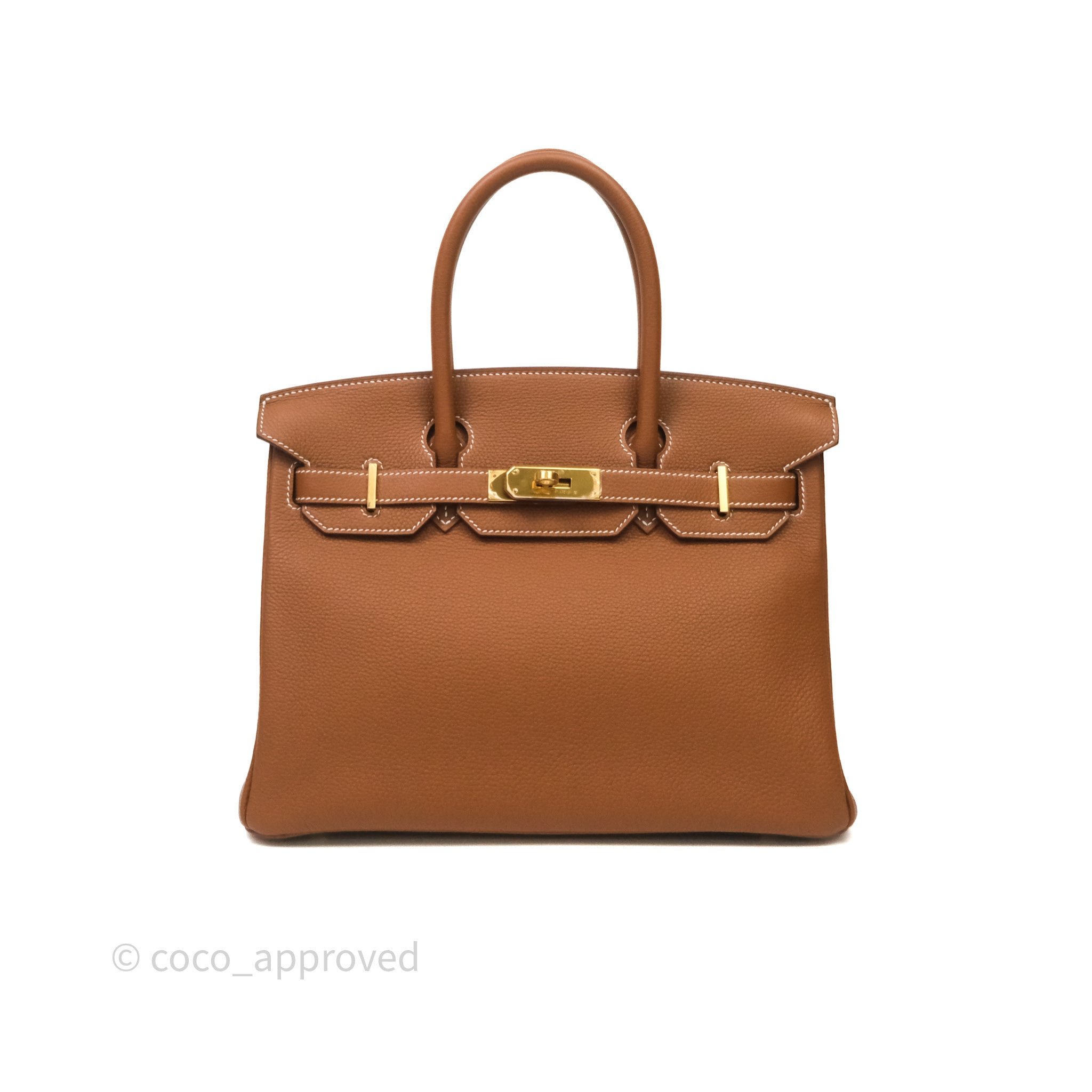  Hermès Birkin 30 Gold 37 Togo Gold Hardware