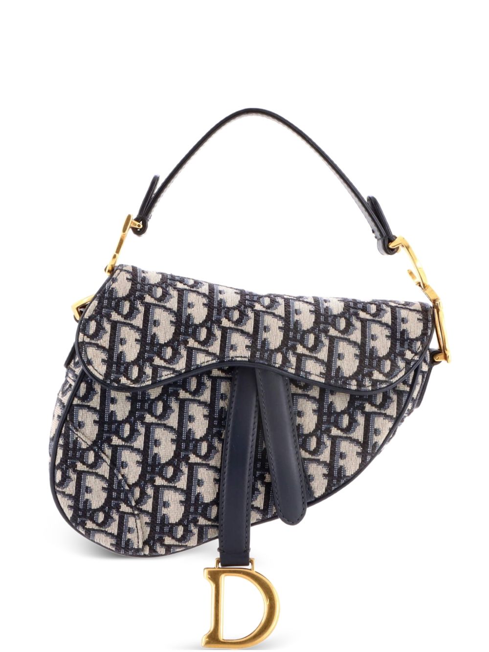 Saddle Handbag Oblique Canvas Mini shoulder bag
