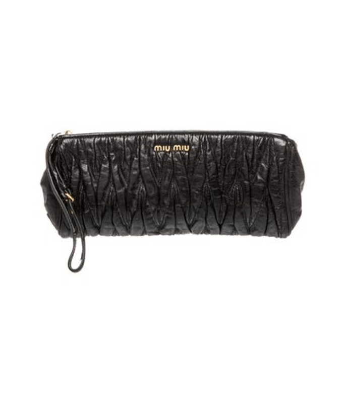 Miu Miu Miu Leather Clutch