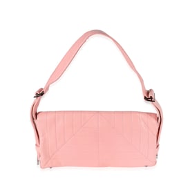Chanel Chanel Pink Stitched Leather Flap Shoulder Bag